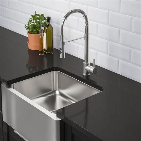 stainless steel apron sink IKEA